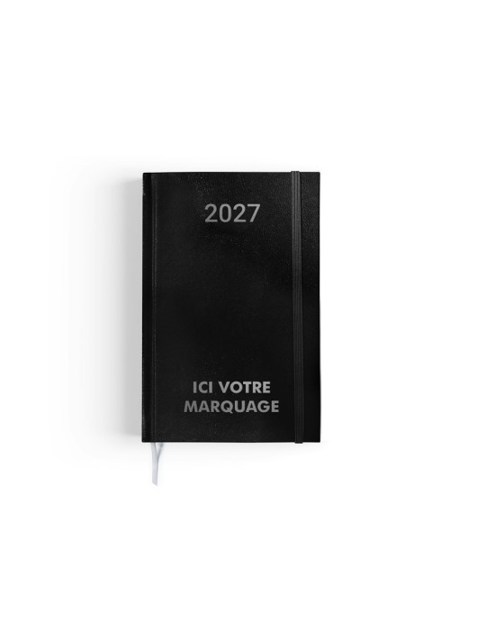 Agenda de chantier 2027 personnalisable avec couverture rigide