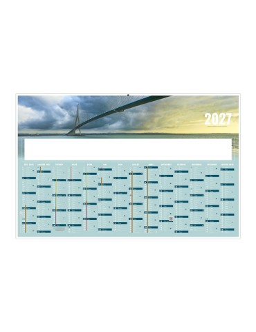 Calendrier bancaire Grand Large 2027 à personnaliser