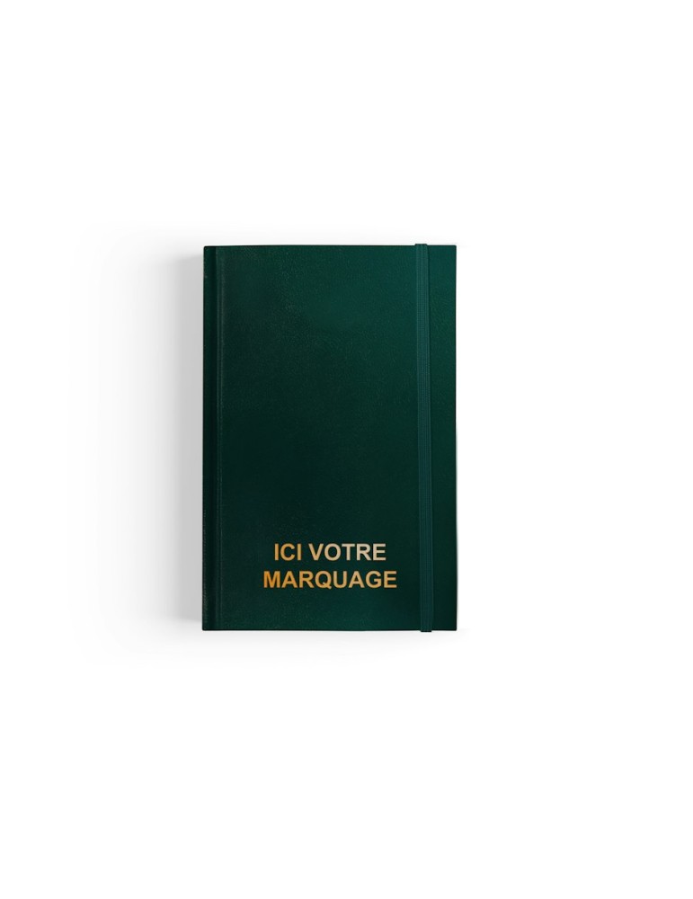 Carnet de chantier 2027 personnalisable, couverture rigide
