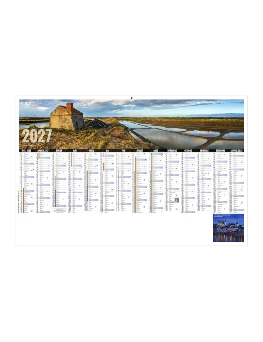 Calendrier bancaire 2027 Libre Choix Ligérien personnalisé