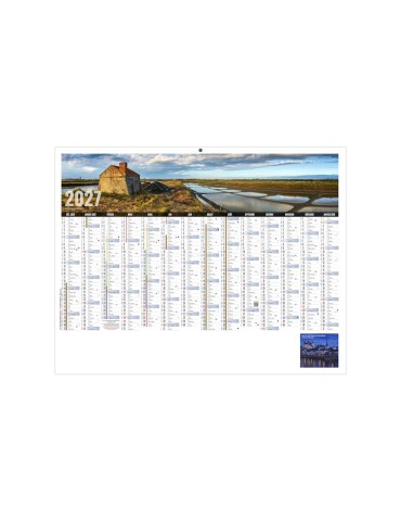 Calendrier bancaire 2027 Libre Choix Ligérien personnalisé 2