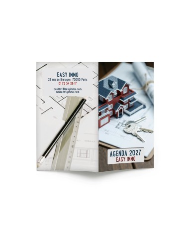 Agenda de poche 2027 Éco-Poche personnalisable 2