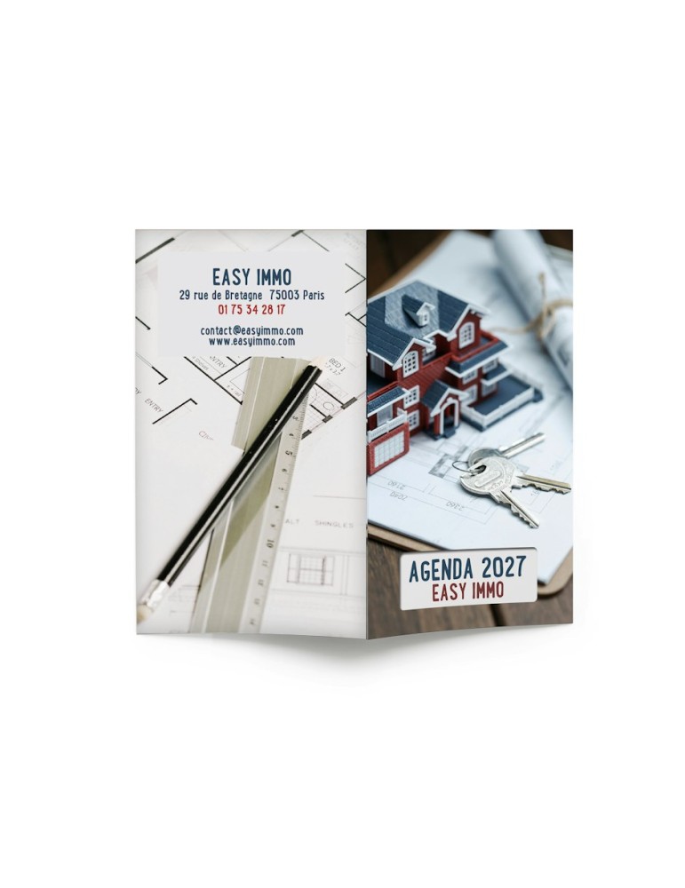 Agenda de poche 2027 Éco-Poche personnalisable