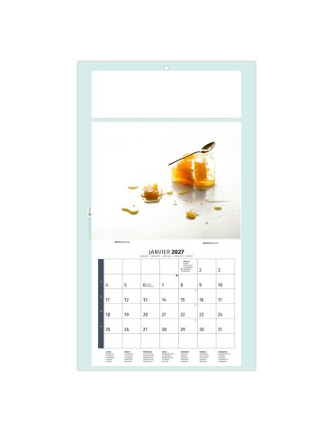 Calendrier illustré 2027 HOMEO personnalisable 2