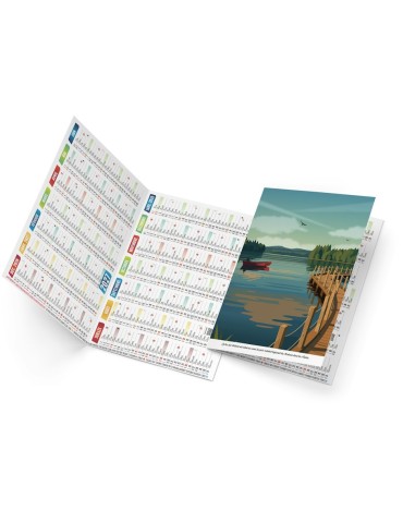 Calendrier de poche 2027 Lila illustré à personnaliser 2