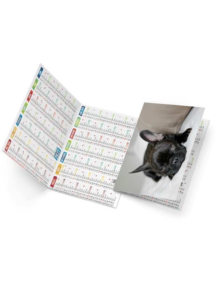 Calendrier de poche illustré 2027 personnalisé Fidèle