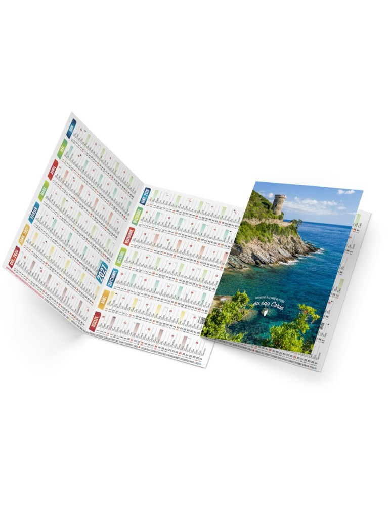 Calendrier de poche illustré 2027 Ella personnalisable