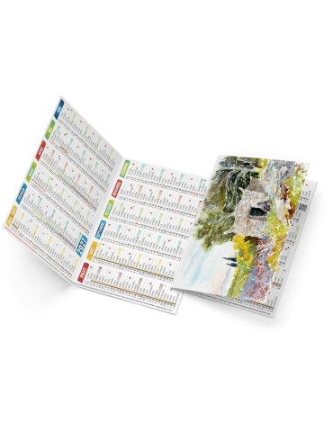 Calendrier de poche 2027 personnalisé Marco illustré