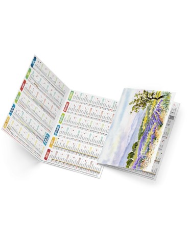 Calendrier de poche 2027 personnalisé Marco illustré 2