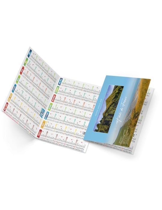 Calendrier de poche 2027 Christian personnalisable