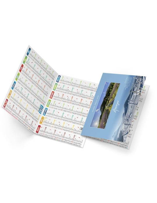 Calendrier de poche 2027 Christian personnalisable