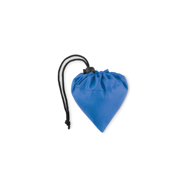 Sac de Courses Pliable Éco-responsable en RPET - FOLDPET Matières : PET recyclé Couleurs : bleu royal cadeau affaires élégant