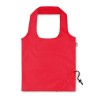 Sac de Courses Pliable Éco-responsable en RPET - FOLDPET Matières : PET recyclé Couleurs : rouge livraison express 24h 48h