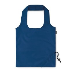 Sac de Courses Pliable Éco-responsable en RPET - FOLDPET Matières : PET recyclé Couleurs : bleu marquage laser ultra précis