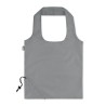 Sac de Courses Pliable Éco-responsable en RPET - FOLDPET Matières : PET recyclé Couleurs : pierre marquage couleur éclatante