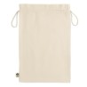 Sac cadeau  en coton biologique personnalisé L AMBER LARGE Matières : coton Couleurs : beige cadeau entreprise pas cher