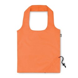 Sac de Courses Pliable Éco-responsable en RPET - FOLDPET Matières : PET recyclé Couleurs : orange cadeau entreprise pas cher