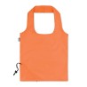 Sac de Courses Pliable Éco-responsable en RPET - FOLDPET Matières : PET recyclé Couleurs : orange impression logo haute qualité
