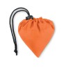 Sac de Courses Pliable Éco-responsable en RPET - FOLDPET Matières : PET recyclé Couleurs : orange personnalisable avec votre log