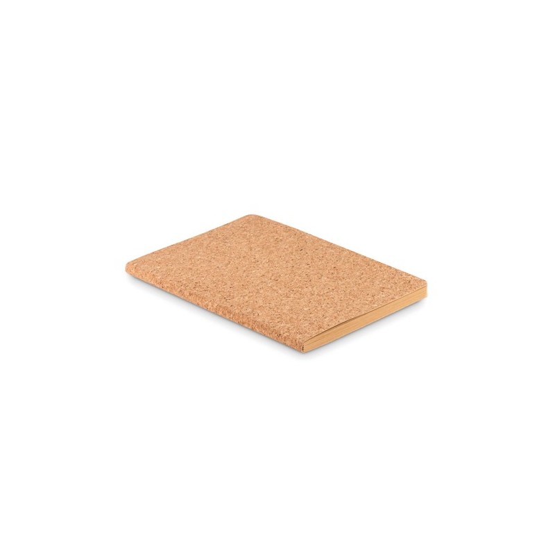 Carnet A5 personnalisé en liège - NOTECORK, idéal pour cadeaux d'entreprise Matières : papier recyclé Couleurs : beige