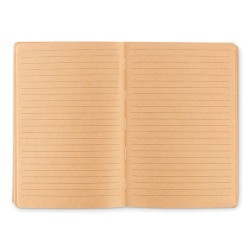 Carnet A5 personnalisé en liège - NOTECORK, idéal pour cadeaux d'entreprise Matières : papier recyclé Couleurs : beige 2