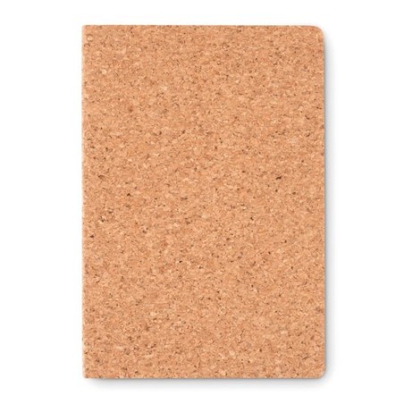 Carnet A5 personnalisé en liège - NOTECORK, idéal pour cadeaux d'entreprise Matières : papier recyclé Couleurs : beige cadeau en