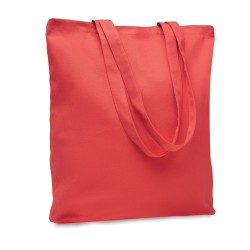 Sac shopping  en toile 270 gr/m² personnalisé RASSA COLOURED Matières : coton Couleurs : rouge livraison express 24h 48h