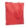 Sac shopping  en toile 270 gr/m² personnalisé RASSA COLOURED Matières : coton Couleurs : rouge livraison express 24h 48h