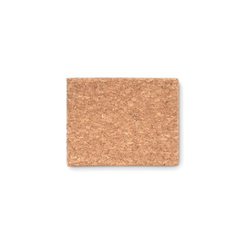 Bloc-Notes Personnalisé en Liège - VISIONCORK Matières : papier Couleurs : beige personnalisable avec votre logo
