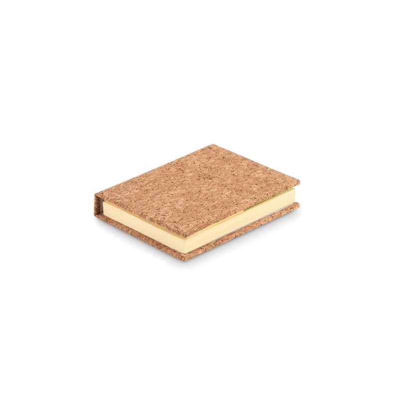 Bloc-Notes Personnalisé en Liège - VISIONCORK Matières : papier Couleurs : beige cadeau entreprise pas cher