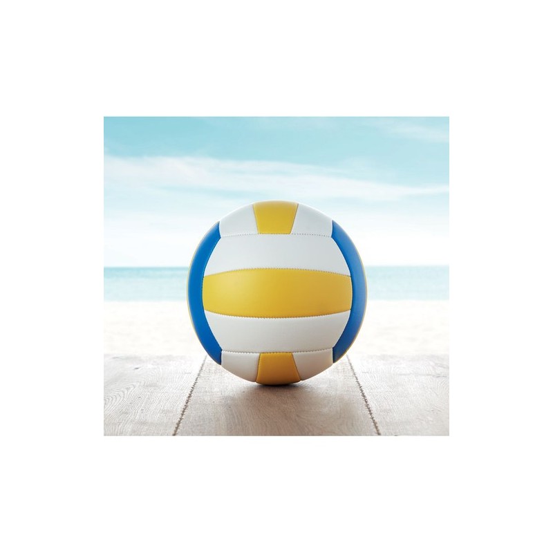 Ballon de volley personnalisé  pour entreprises - Cadeau publicitaire Matières : PVC Couleurs : multicolore goodies publicitaire