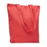 Sac shopping  en toile 270 gr/m² personnalisé RASSA COLOURED Matières : coton Couleurs : rouge personnalisable avec votre logo