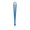Lanyard Extensible Personnalisé avec Badge - ZIP Matières : PET Couleurs : bleu royal objet promotionnel éco-responsable