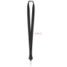 Lanyard Extensible Personnalisé avec Badge - ZIP Matières : PET Couleurs : noir cadeau entreprise pas cher