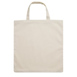 Sac shopping  personnalisable en coton 140gr/m² - MARKETA Matières : coton Couleurs : beige
