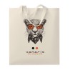 Sac shopping  personnalisable en coton 140gr/m² - MARKETA Matières : coton Couleurs : beige cadeau entreprise pas cher