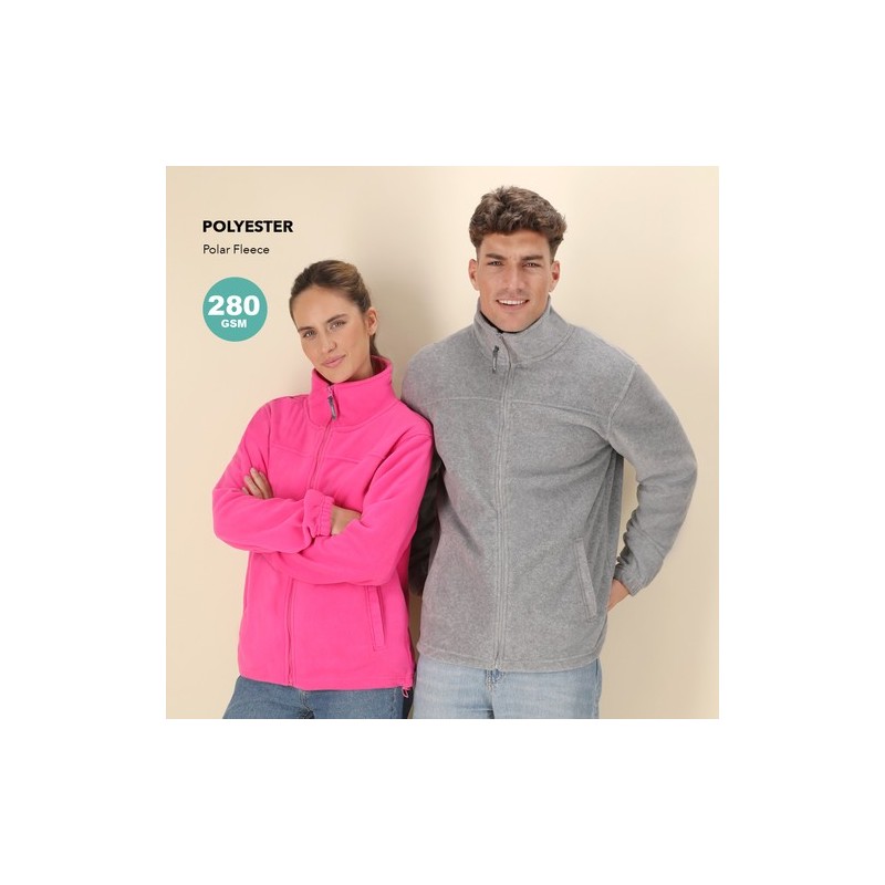 Veste personnalisée confort style quotidien pas cher Hizan Matières : polyester Taille textile : M Couleurs : vert marquage coul