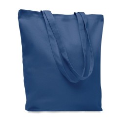 Sac shopping  en toile 270 gr/m² personnalisé RASSA COLOURED Matières : coton Couleurs : bleu livraison express 24h 48h