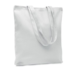 Sac shopping  en toile 270 gr/m² personnalisé RASSA COLOURED Matières : coton Couleurs : blanc personnalisable avec votre logo