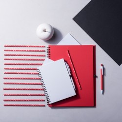 Cahier Pratique Éco-responsable Personnalisé pas cher - Tecnar Matières : carton recyclé Couleurs : noir impression logo haute q