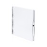 Cahier Pratique Éco-responsable Personnalisé pas cher - Tecnar Matières : carton recyclé Couleurs : noir objet promotionnel éco-