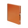 Cahier Pratique Éco-responsable Personnalisé pas cher - Tecnar Matières : carton recyclé Couleurs : jaune personnalisation rapid