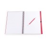 Cahier Pratique Éco-responsable Personnalisé pas cher - Tecnar Matières : carton recyclé Couleurs : bleu cadeau affaires élégant