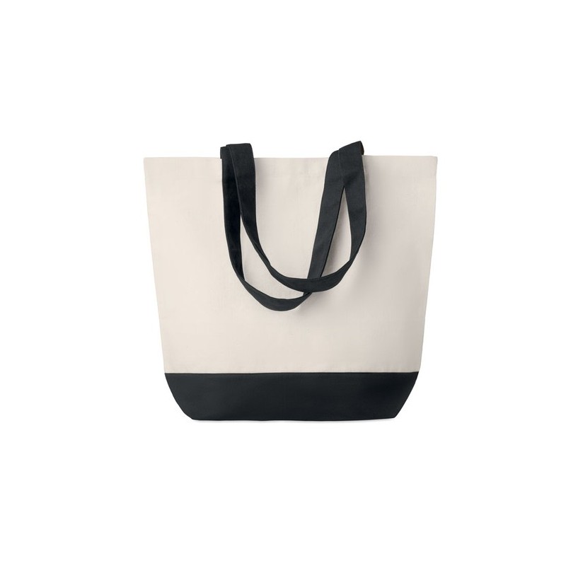 Sac de plage personnalisé en toile 280gr - KLEUREN Matières : coton Couleurs : noir cadeau entreprise pas cher