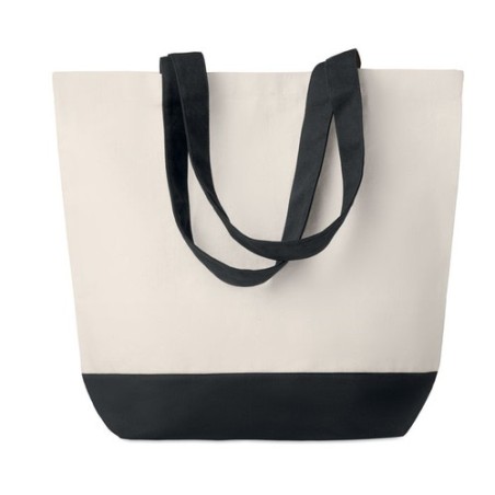 Sac de plage personnalisé en toile 280gr - KLEUREN Matières : coton Couleurs : noir cadeau entreprise pas cher