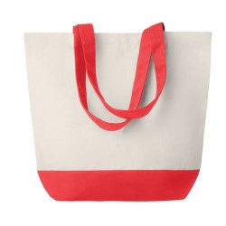 Sac de plage personnalisé en toile 280gr - KLEUREN Matières : coton Couleurs : rouge