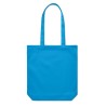 Sac shopping  en toile 270 gr/m² personnalisé RASSA COLOURED Matières : coton Couleurs : turquoise impression haute définition