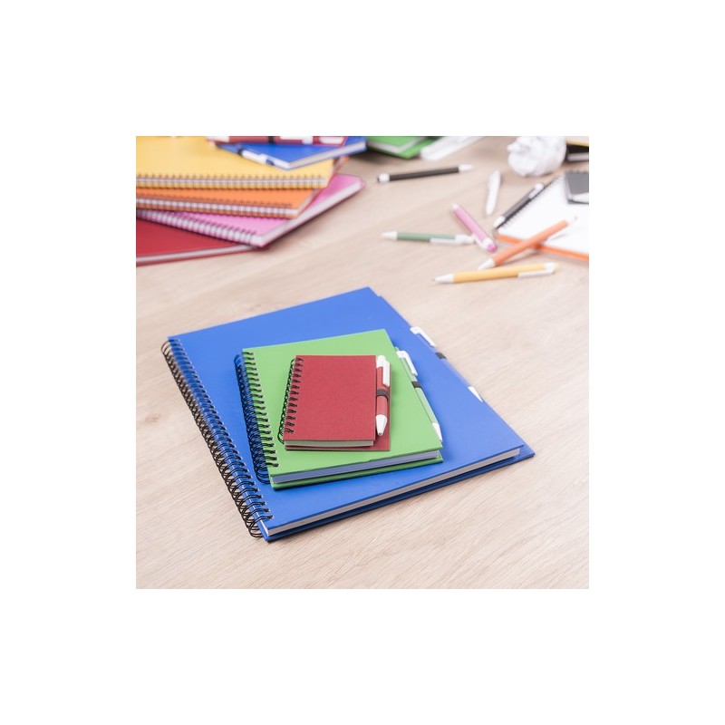 Carnet Personnalisable Éco-responsable Koguel Matières : carton recyclé Couleurs : bleu cadeau affaires élégant