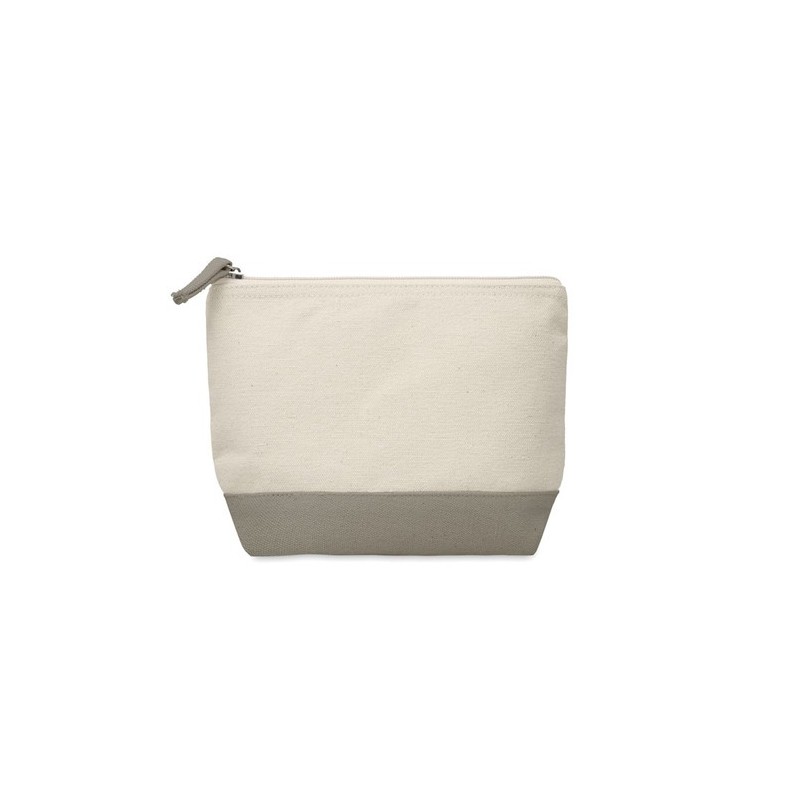 Trousse bicolore en coton personnalisable - KLEUREN Matières : coton Couleurs : corde