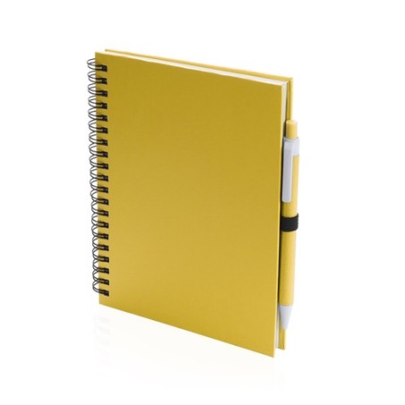 Carnet Personnalisable Éco-responsable Koguel Matières : carton recyclé Couleurs : bleu personnalisable avec votre logo
